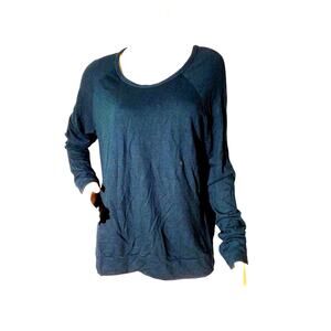 Sundry Long Sleeve Top – Dark Green – Size 3/Large